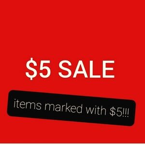 $5 CLEAROUTS Sales: Women's, Men's, Kids, Baby, Pets, Home, Electronics, Jewelry